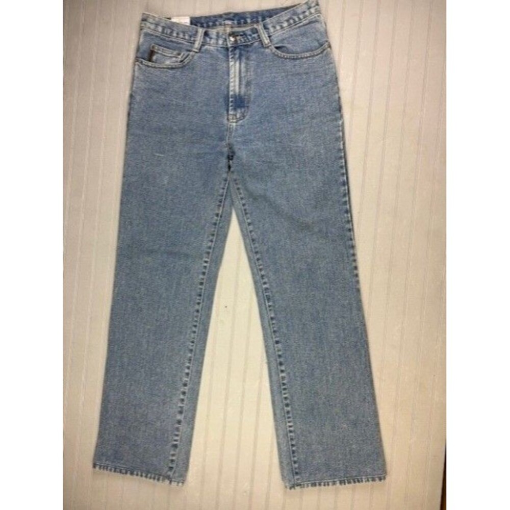 Calvin Klein 34 Mens Jeans Straight Leg Med Wash Stretch Inseam 31